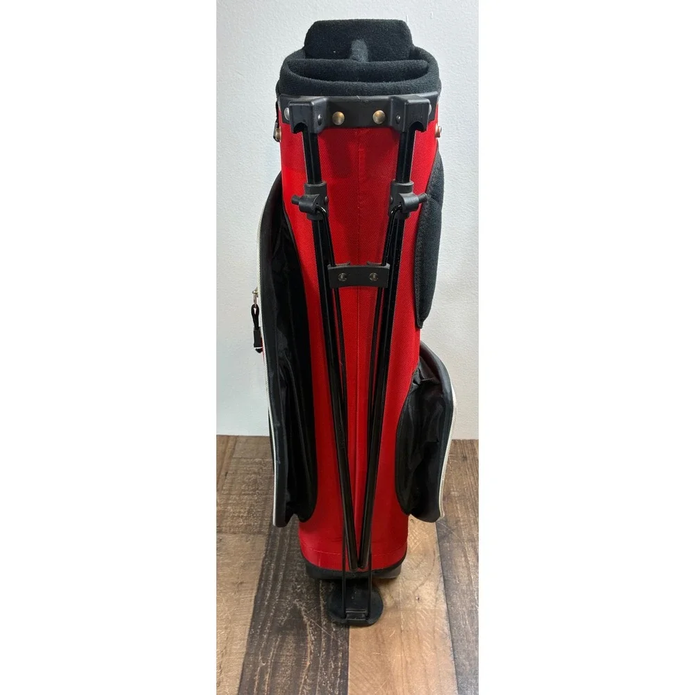 TGA Premier Junior Golf Stand Bag Red Black White Dual Strap kids Youth